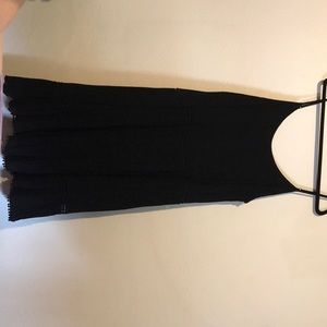 Black tiered dress
